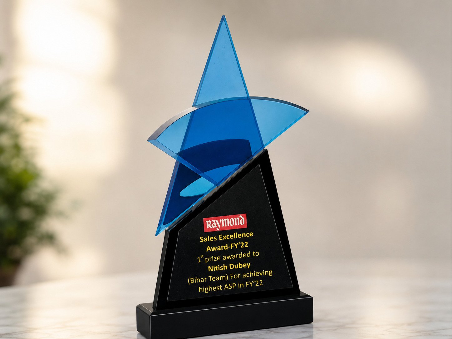 Award or certificate 1